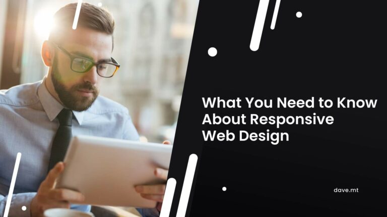 What You Need to Know About Responsive Web Design